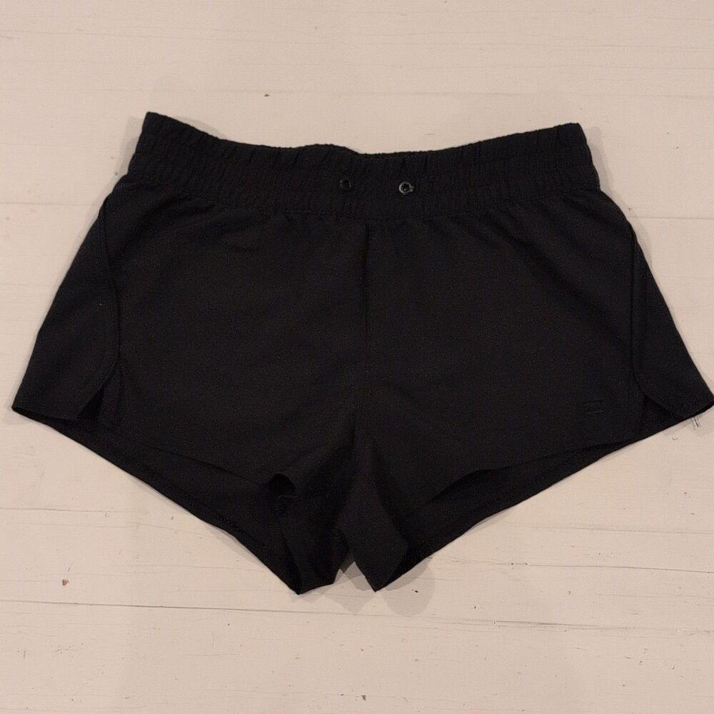 Billabong women's Medium Black Swim Board Shorts Elastic Waist Pockets No String